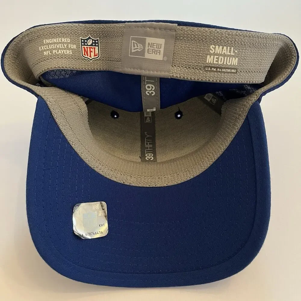 New York Giants NY NEW ERA 2017 Sideline Official 39THIRTY Flex Hat Cap NFL S/M